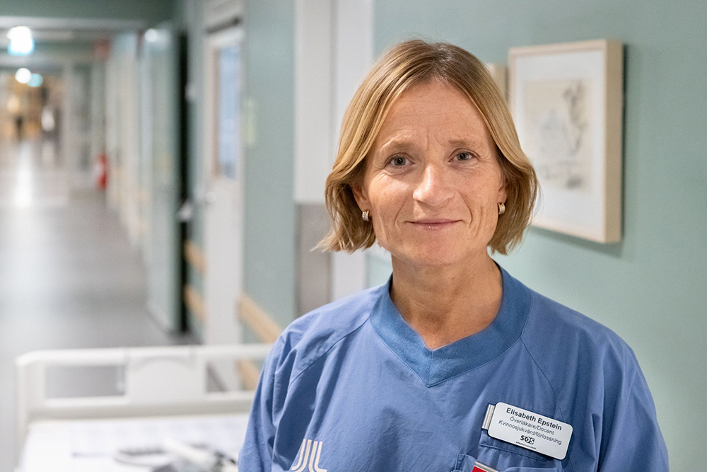 Elisabeth Epstein, professor vid KI och överläkare på Kvinnokliniken på Södersjukhuset. Foto: Torkel Ekqvist / SöS