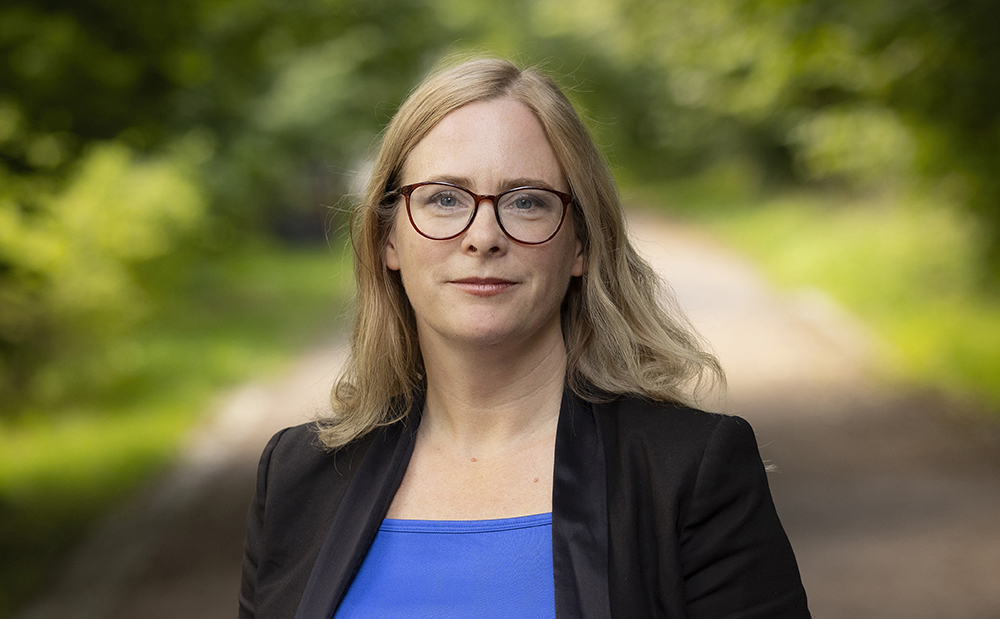 Marika Nestor, professor i biomedicinsk strålningsvetenskap vid institutionen för immunologi, genetik och patologi vid Uppsala universitet. Foto: Mikael Wallerstedt