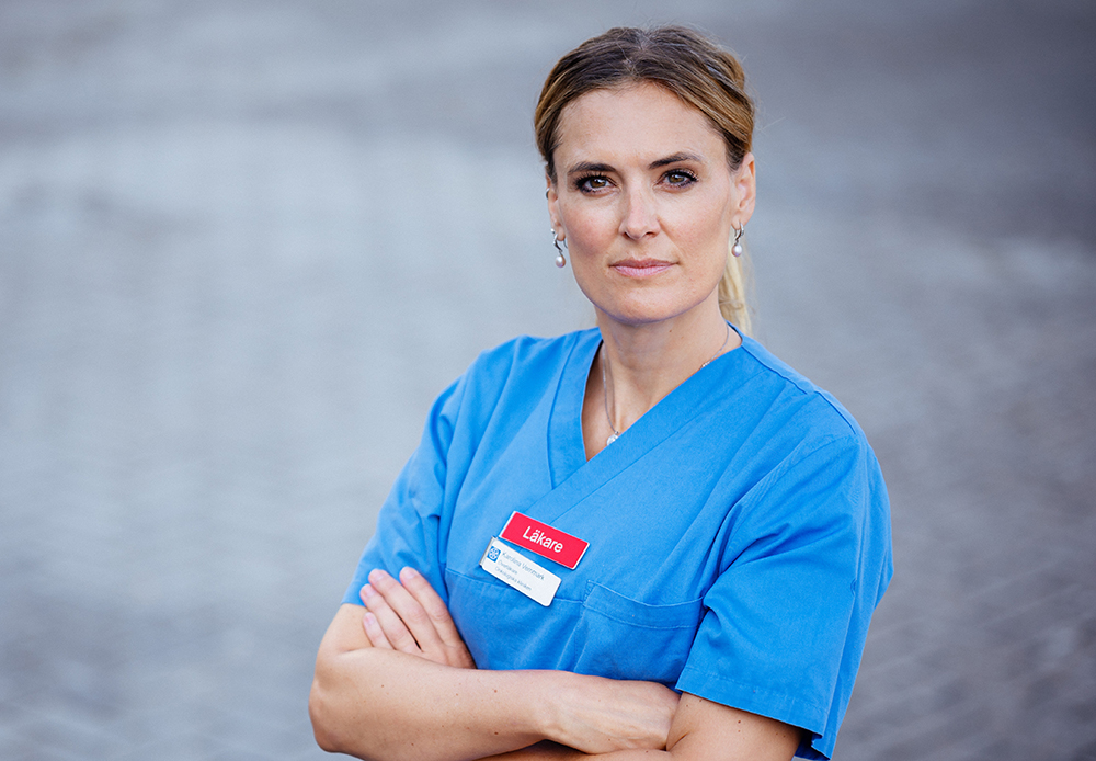 Karolina Vernmark, överläkare på onkologiska kliniken på Linköpings universitetssjukhus. Foto: David Brohede