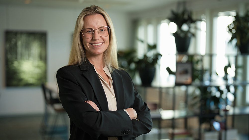 Karin Järperud, Sverigechef på Amgen och vice ordförande för Lif. Foto: Tomas Enqvist